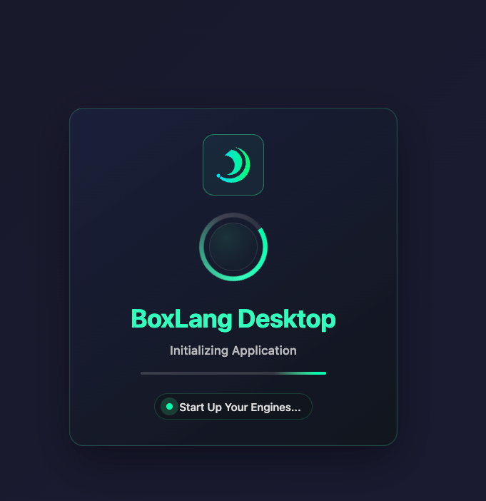 Loading BoxLang App